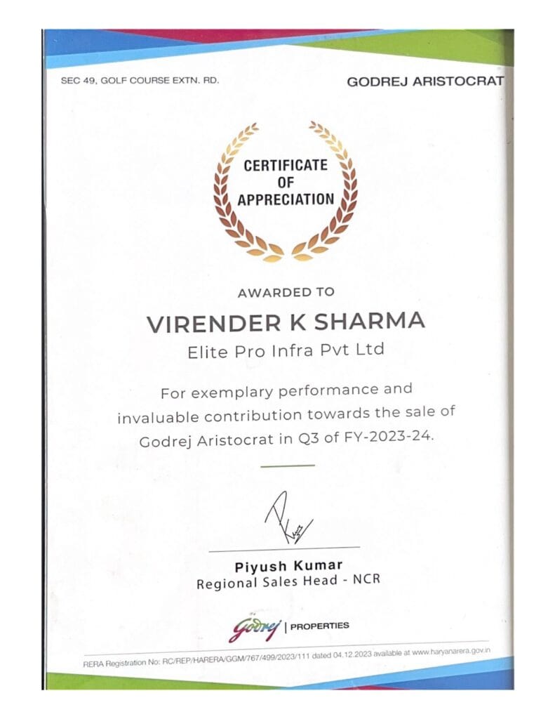 a certificate of appreciation